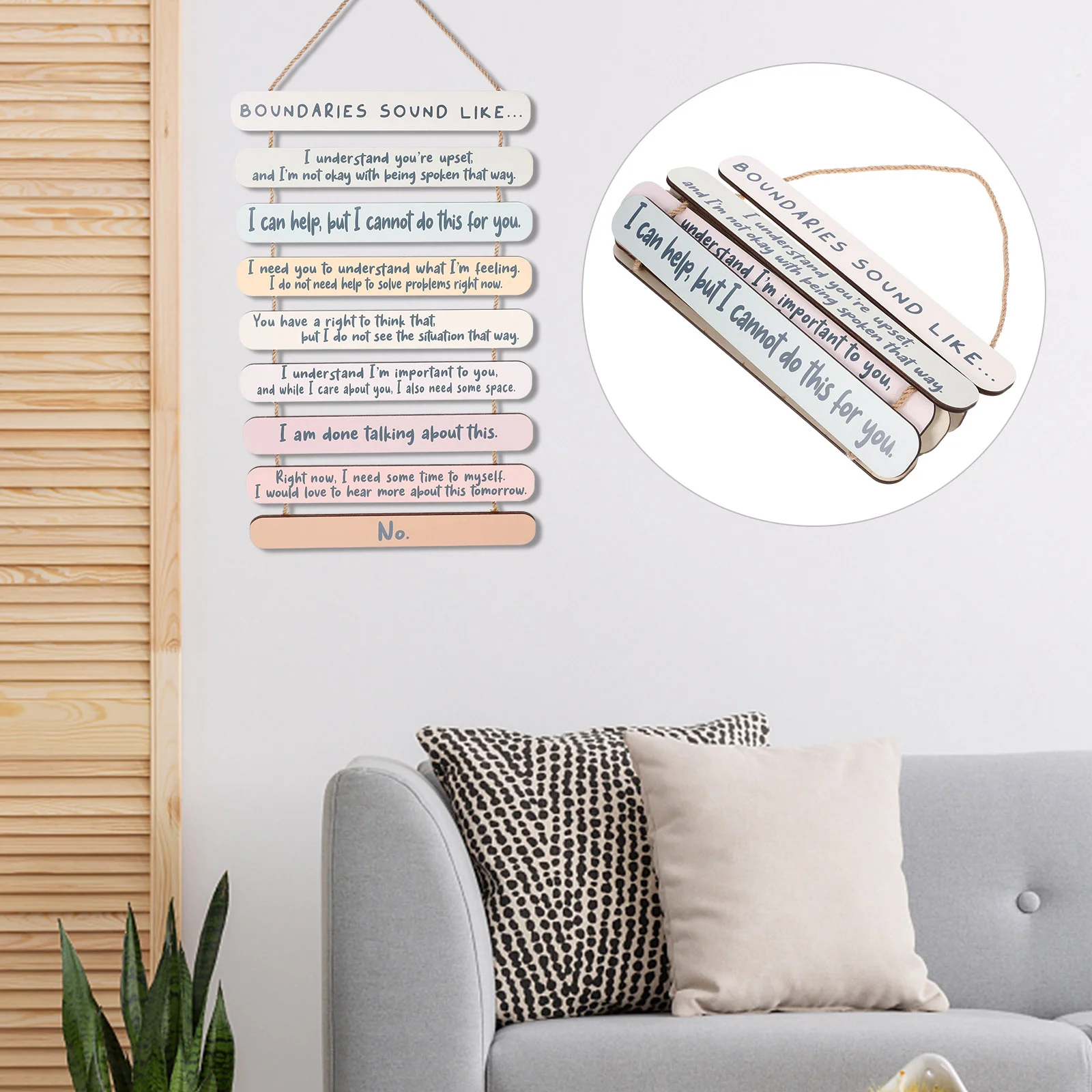

Wooden Wall Decorationsation for Bedroom Door Hanging Decorationsations Retro Design Office