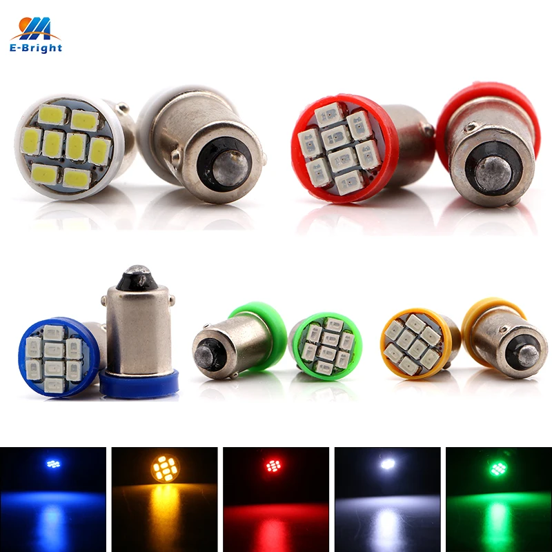 10PC BA9S LED  12V 24V 6.3V 6V Led  T4W T11  ȣ  1895 1891 64111 Led  755 44 47 1893