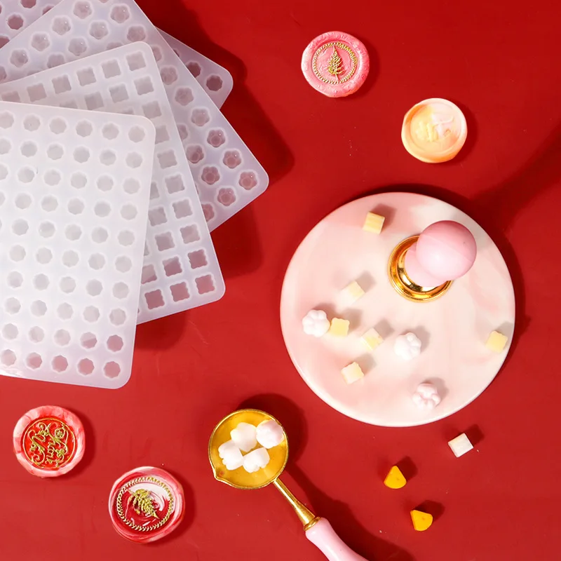 Wax Seal Mold Silicone Seals Stamp Pad Sealing Wax Shape Hold Silicone Mat for Wax Seal Scrapbooking & Stamping Tools