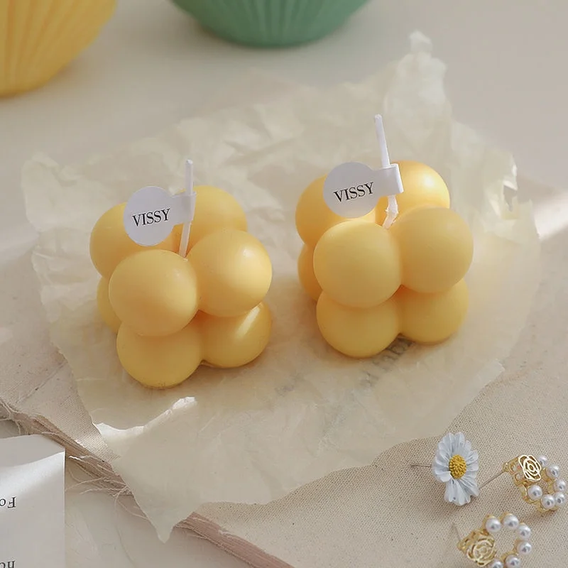 

Creative ball Shape Scented Candle Home Decoration Photo Prop Handmade Aromatherapy Candle Diy Birthday Gifts Desktop Decor