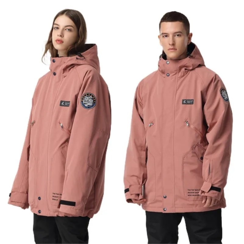 Waterproof Snowboarding Coat Warm Snowboard Ski Jacket Men Overalls Waterproof Windproof Snow Coat