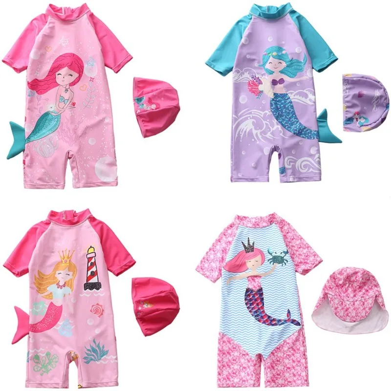 

Childrens Swimsuits Girls Babies One Piece Surfing Suits Swimming Pool Girls Swimsuits Childrens Gifts