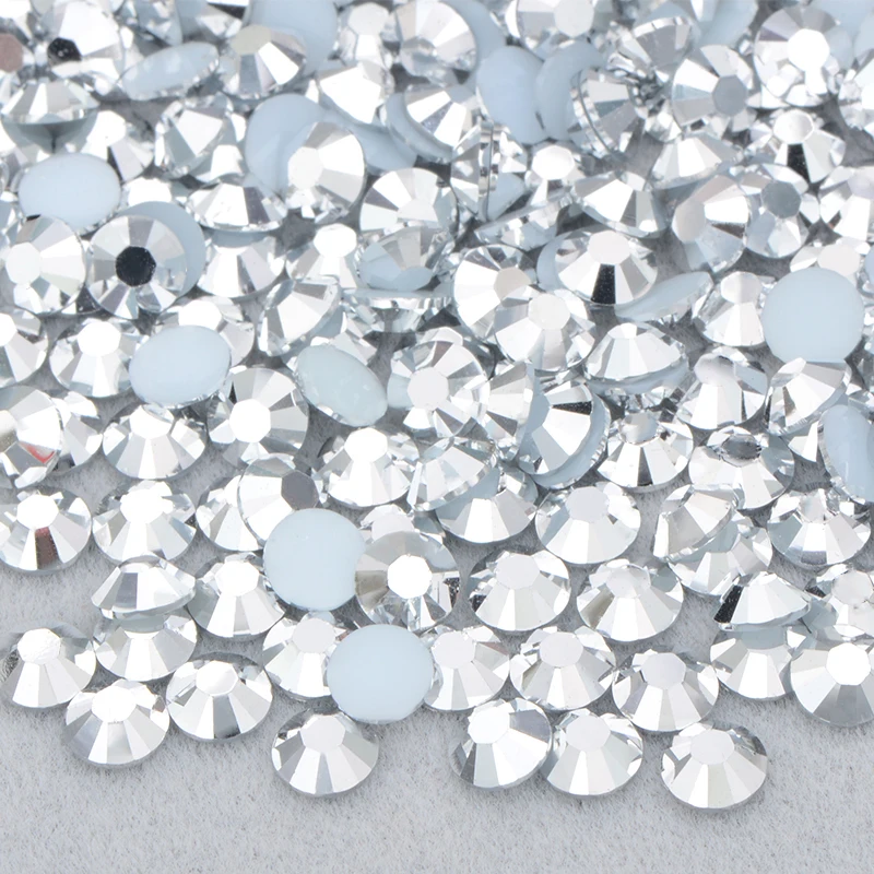 Vibrant Jelly Pink AB Flatback Rhinestones for DIY Nail Art and Crafts