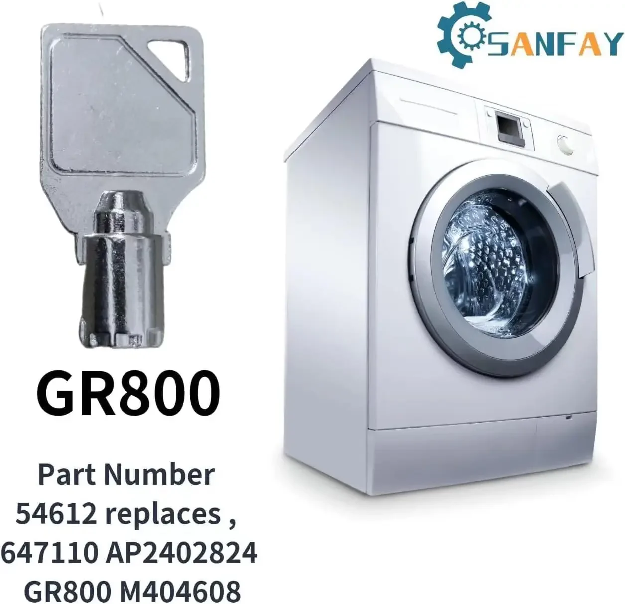 New Original Genuine 54612 Speed Queen Key OEM 647110, GR800 - Foto 7