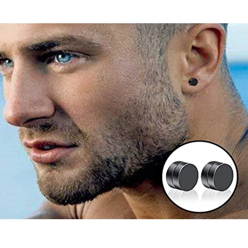 Hoop Earrings 1-17 Pcs Clip On For Men Women Stainless Steel Fake Non Piercing