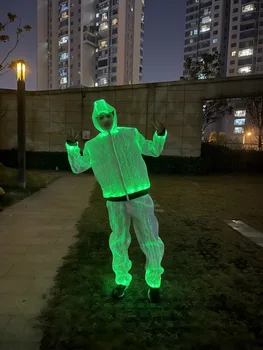 Fibre Optic Luminous Clothing Set 3