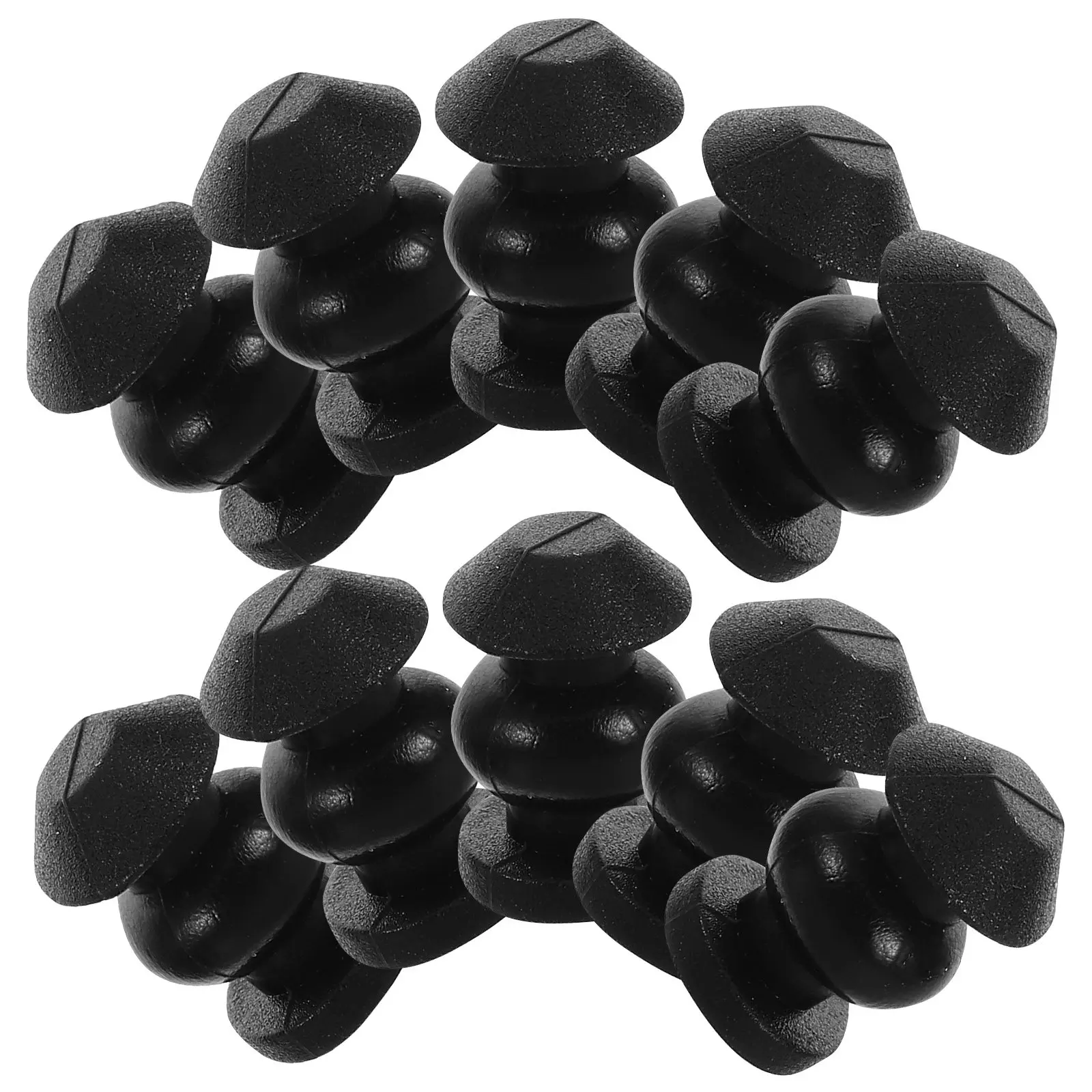 Boules anti-vibrations pour cardan de drone 360°, emballage individuel, prêtes à être installées sur le drone.