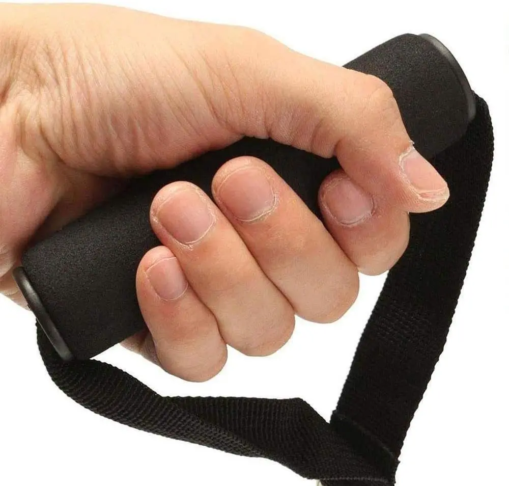 Gym Grip Resistance Bands Handles Fitness Anti-slip Grip Strong Nylon Webbing Puller Handle Gantry Accessory Multifunction