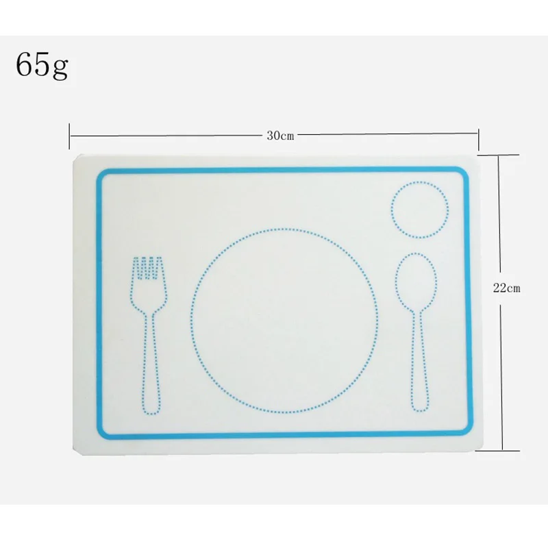 Modern Silicone Placemat Flexible Table Mat Reusable Anti-scalding Daily  Use Silicone Kids Dining Table Placemat