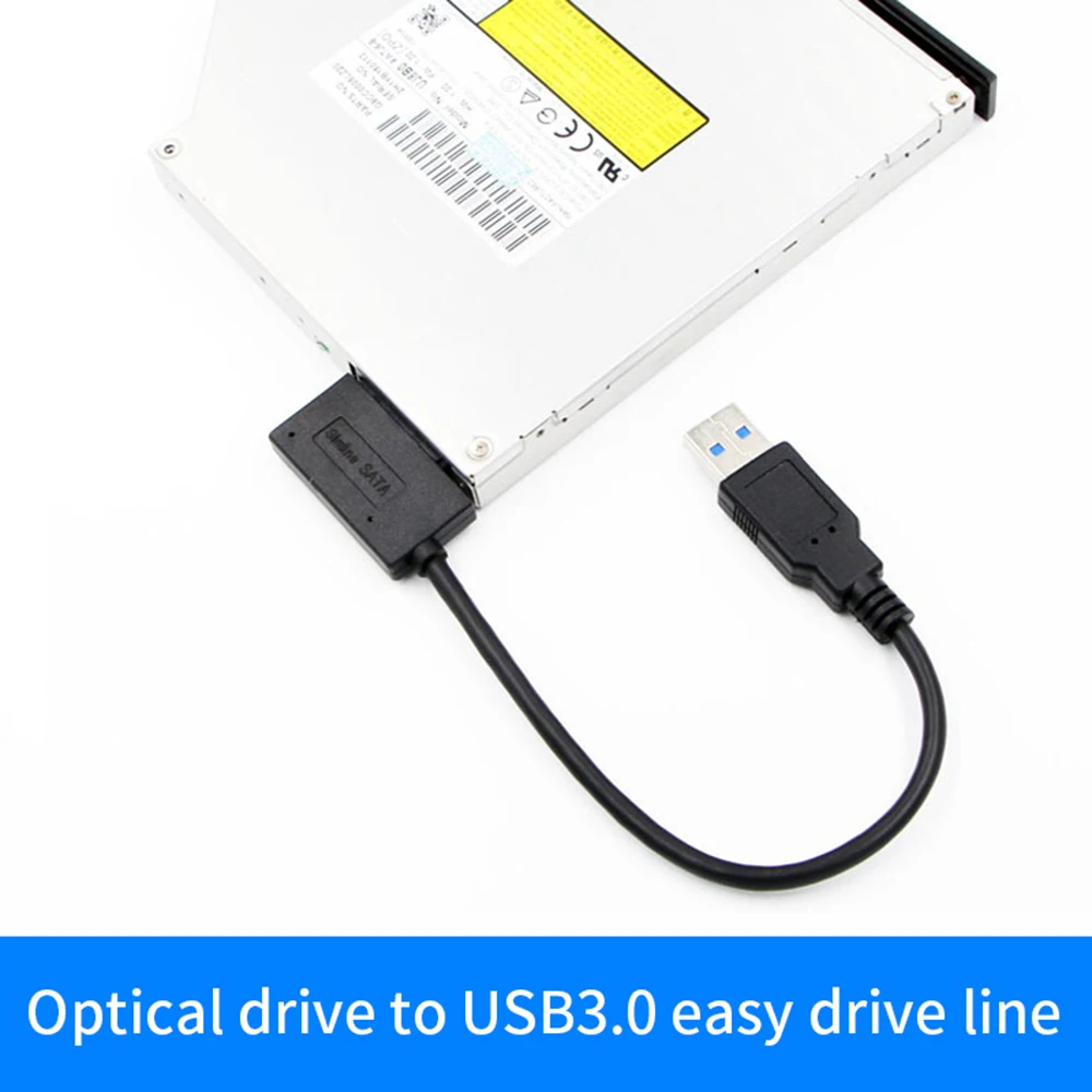 

Кабель-переходник USB3.0 на Mini Sata II 7 + 6 13pin для ноутбука, CD/DVD ROM