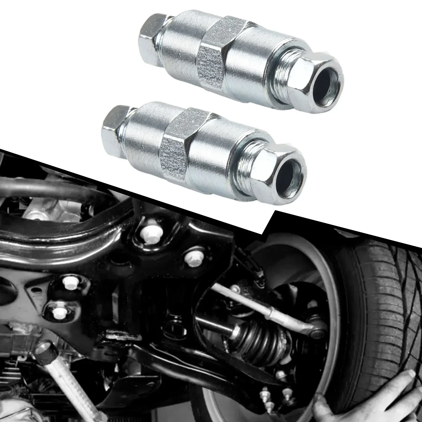 Brake Pipe 6PCS M10mm X1mm 2 Way Female Connector 4 M10 10mm Male Nuts 3 / 16 " Union Aging Resistance Material