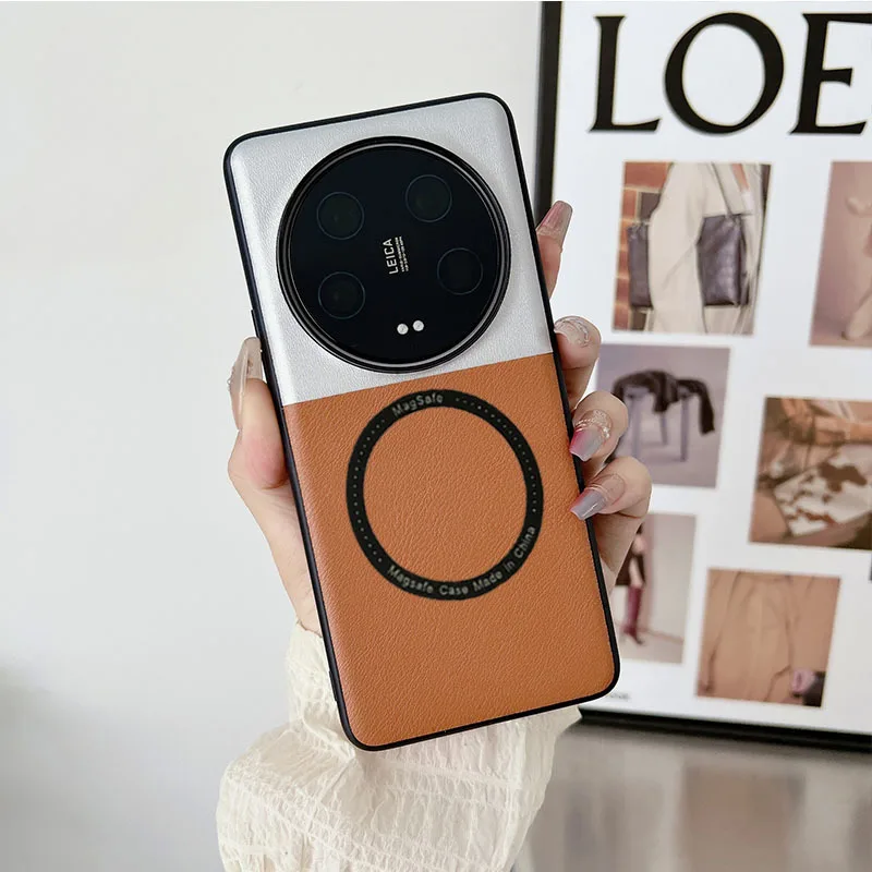 For Xiaomi 13 Ultra Luxury Leather Soft Bumper Original Case For Xiaomi 13 Ultra All Inclusive Shockproof Protective Cover