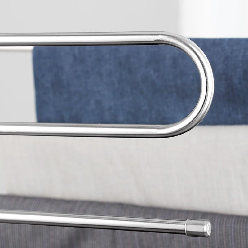 Multilayer Stainless Steel Clothes Hangers S Shape Pants Storage Hangers Clothes Storage Rack Household Cloth Hanger clothes hanger,clothes rack,storage hanger