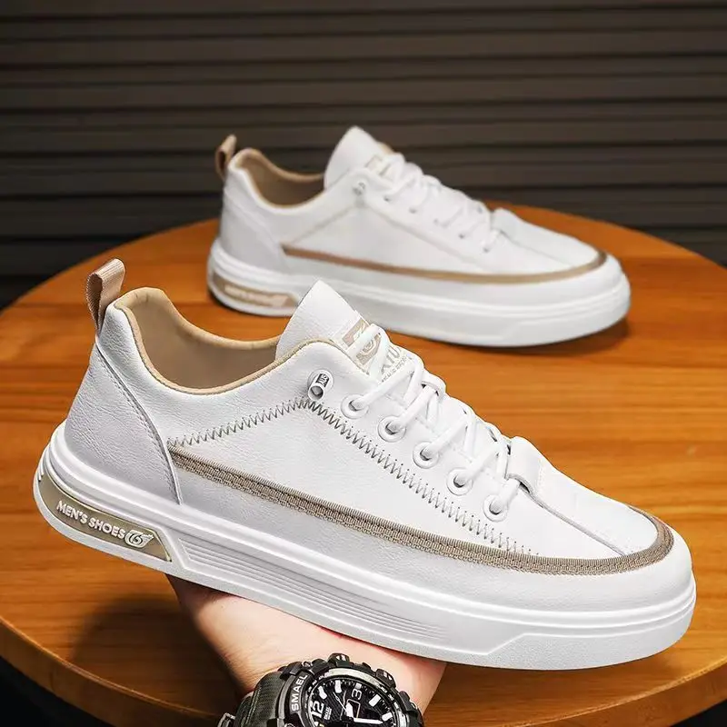 

2023 Breathable Shoes Light Casual Shoes Flat SummerMen Shoes Male Tenis Masculino Sneakers White Business Travel Shoees
