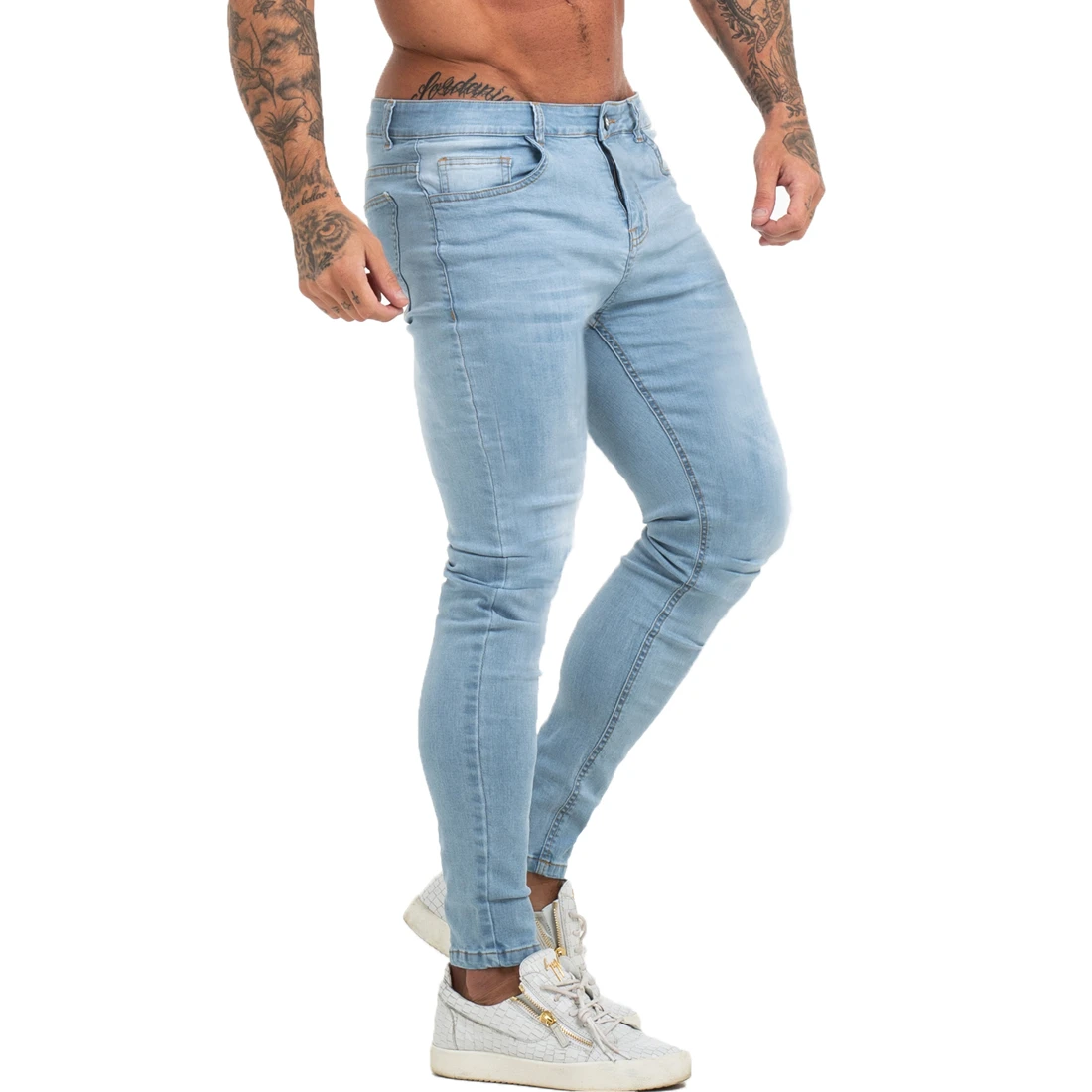 Men's Clothing Jeans Trousers Skinny Jeans Plus Sizes | Skinny Men's - Jeans Aliexpress