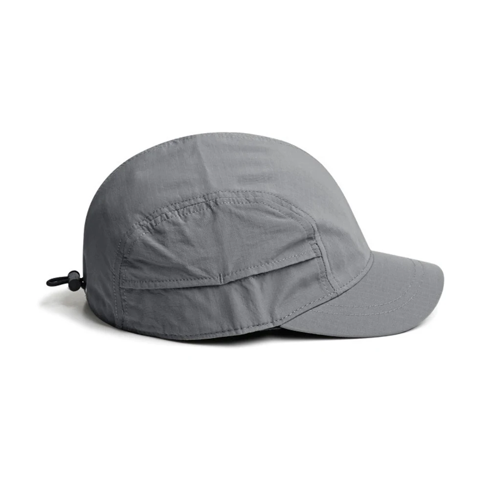 Schnelltrocknende Baseballkappe für Herren, dünn, Sommer, Outdoor, Sonnenschutz, leicht, einfarbig – Detail 6