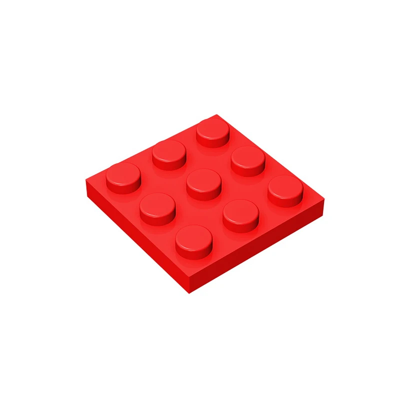 Gobrick GDS-518 Piring 3X3 Kompatibel dengan 11212 Potongan-potongan DIY Bangunan Blok Partikel Piring DIY building blocks construction blocks racing car building blocks car building blocks anime block toys