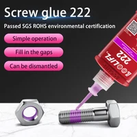 LOOLIFL 222 Threadlocker, anaerobic adhesive, anti-loosening agent, suitable for mechanical reinforcement, to prevent rust 50ml 1
