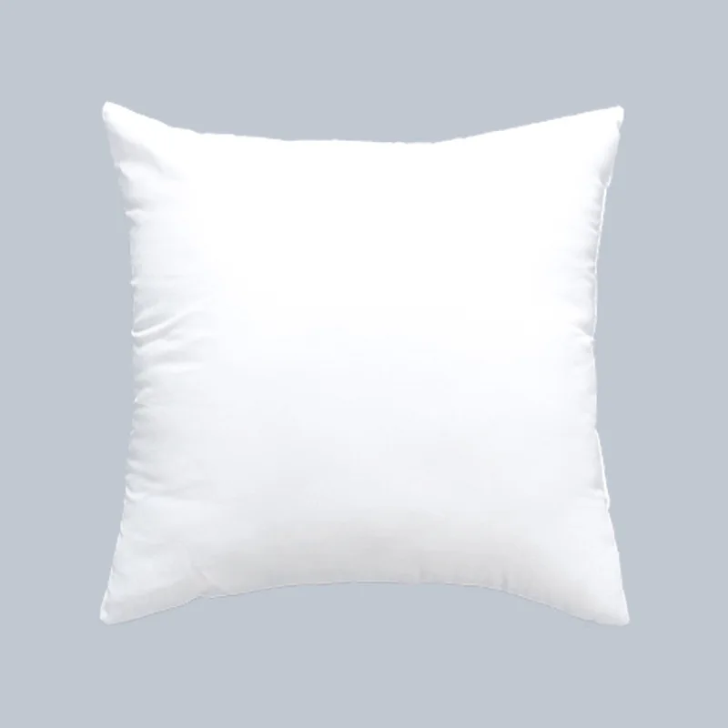 Plain White Square Pillow Napped Cloth Detachable and Washable High Elasticity High Quality Pp Cotton 3D Throw Pillow Core 3