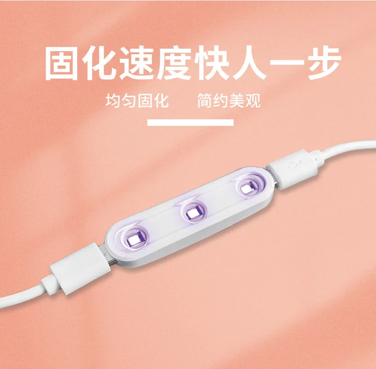 Description Picture 5 of itemMini LED UV Curing Lamp GEL Curing Lights UV Glue Dryer Tpye-C Dual Socket for Mobile Phone Car Glass Screen Resin Repair Curing