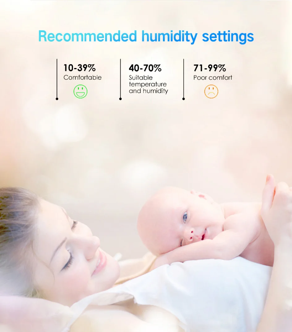 Tuya Zigbee Smart Temperature And Humidity Sensor APP Remote Monitor For Smart H
