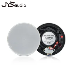 5 inch Ceiling Speaker 10W HiFi Stereo Frameless Loudspeaker Public Address System Home Theater Background Music In-wall Horn