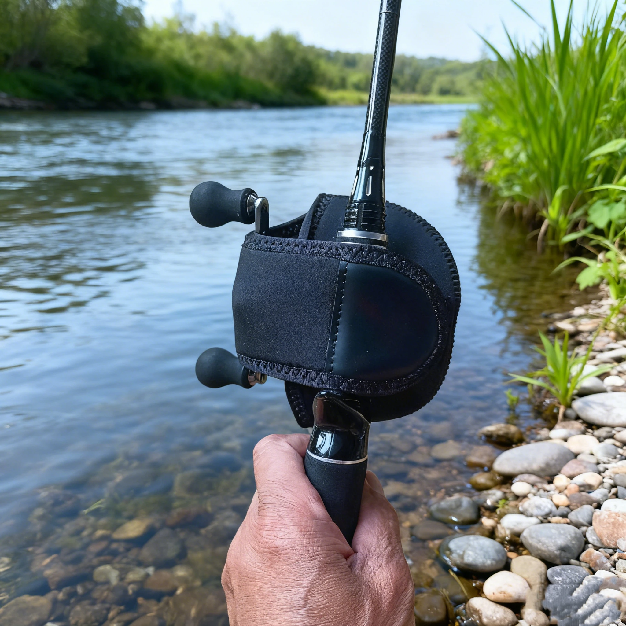 Housse de protection durable pour moulinets de pêche - Étui pour moulinets spinning trolling baitcasting