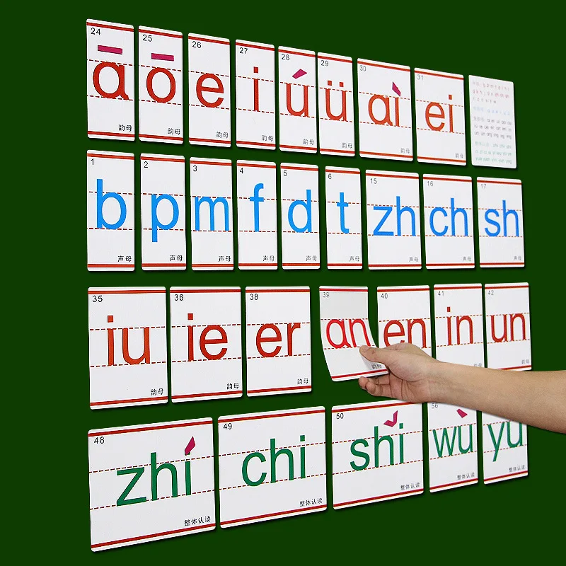 Tanio Magnetyczna chińska karta Pinyin pisownia
