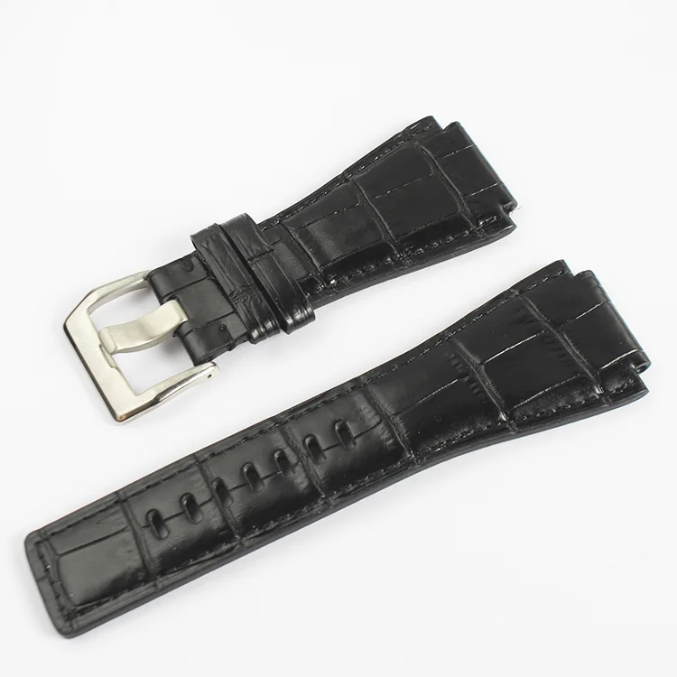 Genuine Leather Watchbands Men's Wristband For Bell Ross BR-01 BR-03 Strap High Quality Wrist Belt Bracelet With Tool