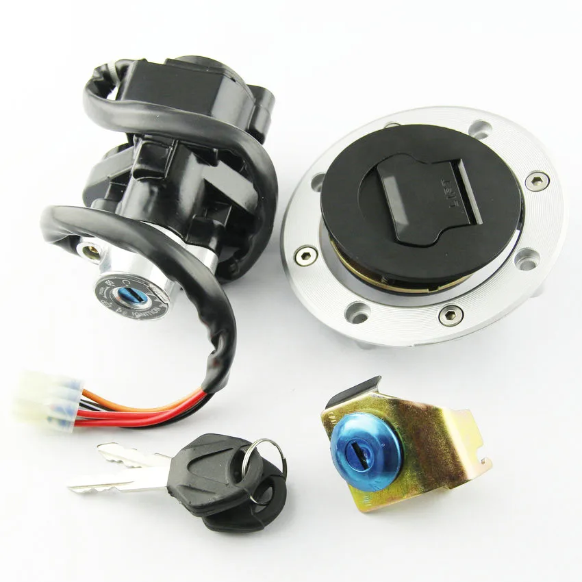 Motorrad-Schlüssel-Kraftstoffdeckel-Kit Zündschalter für Suzuki SV650 GSXR600 GSXR750 GSXR1000 DL650 V-Strom DL1000 V-Strom GSX1400 Teile – Detail 2