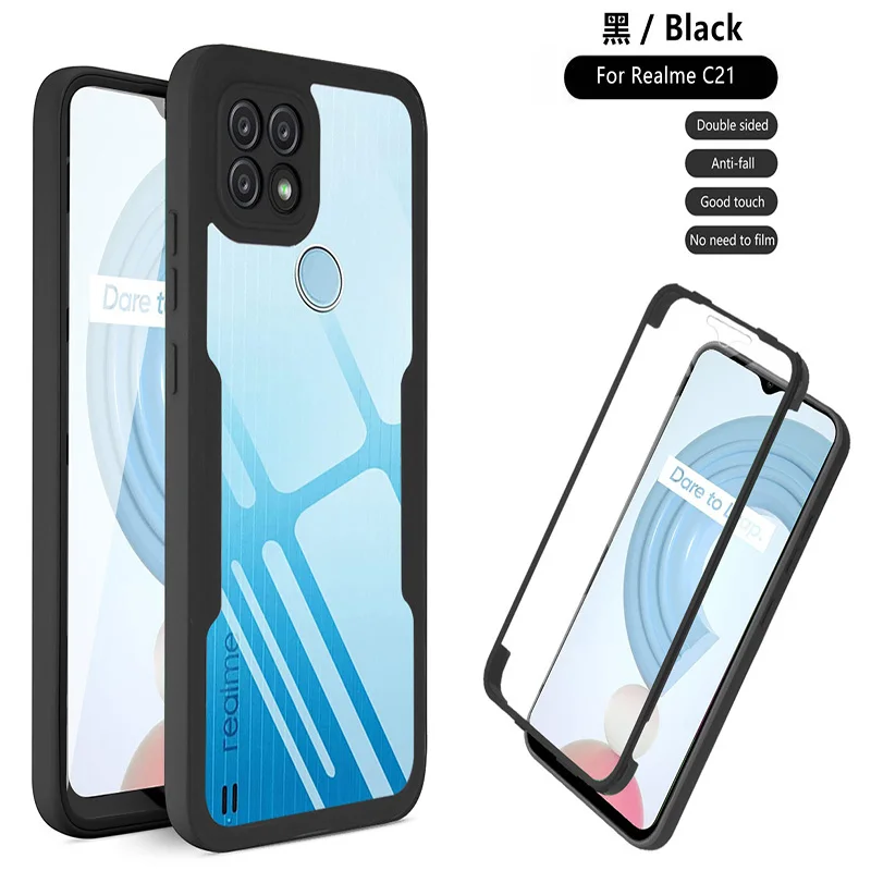 360 Full Cover Shockproof Phone Case with Screen Protector
