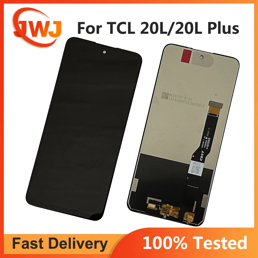 Lcd Da 6.67 "Per Tcl 20L + T775H T775B Display Touch Screen Digitizer Per Tcl 20L 20 Lite T774H T774B Sensore Lcd Con Cornice