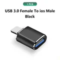 1x USB to ios Black