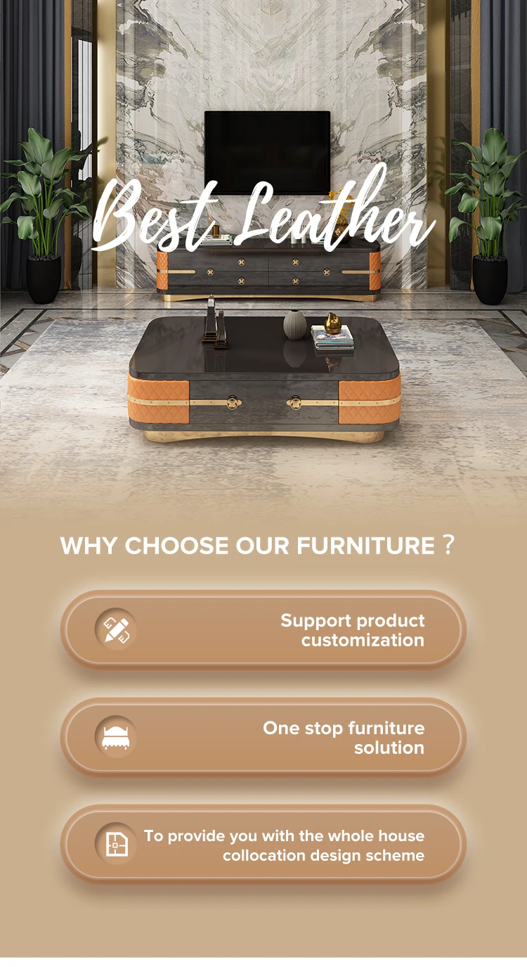 Modern Coffee Table And Tv Stand Unit Cabinet Tv Table Luxury Console Home Furniture Living Room Sets Stand