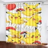 PokéMon Pikachu Printed Curtains For Living Room Bathroom Living Room Bedroom Blackout Curtains Drapes Dustproof Cartoon Cute 2