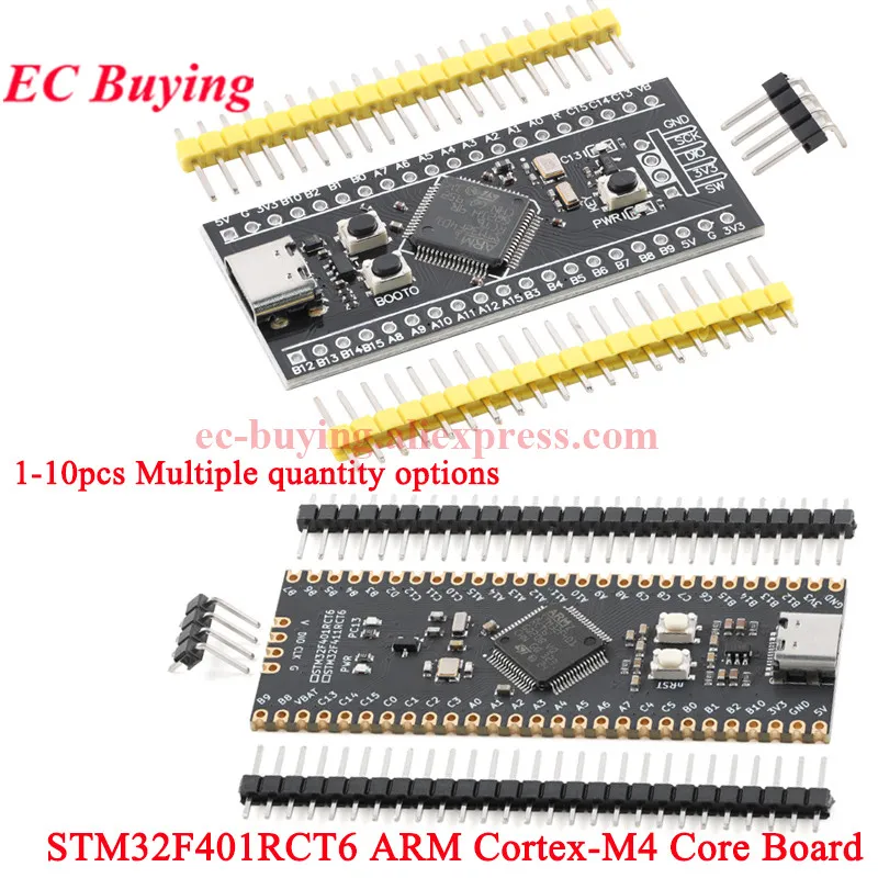 STM32F401RCT6 Minimales System-Entwicklungsboard STM32 ARM Cortex-M4 Core Lernmodul Typ-C-Anschluss Kompatibel mit STM32F401CCU6