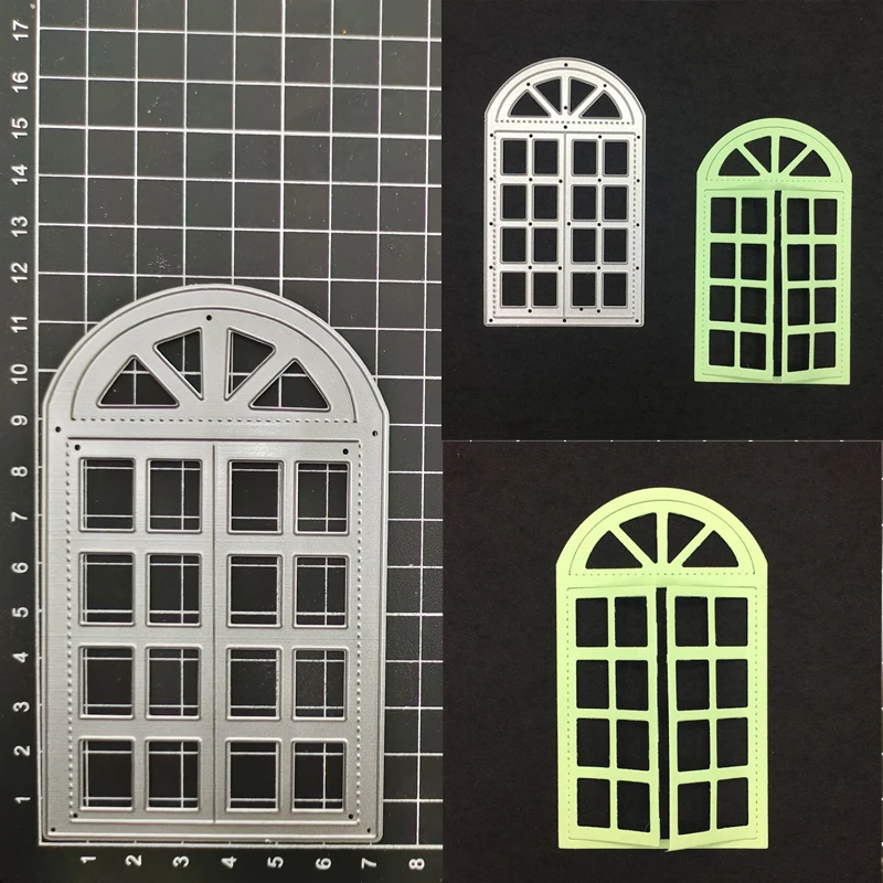 

window Metal Cutting Dies Stencil Scrapbook Diy Album Stamp Paper Card Embossing Decor Craft Knife Mould