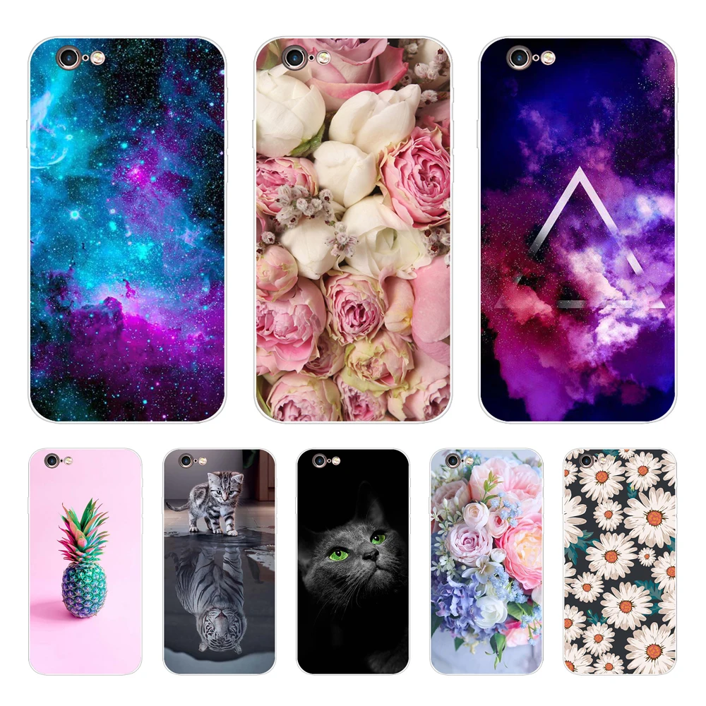 Per Iphone 6 6 S Custodia Elegante Cover Posteriore In Silicone Morbido Verniciato Per Apple Iphone 6 Iphone6 S 6 S Custodie Paraurti
