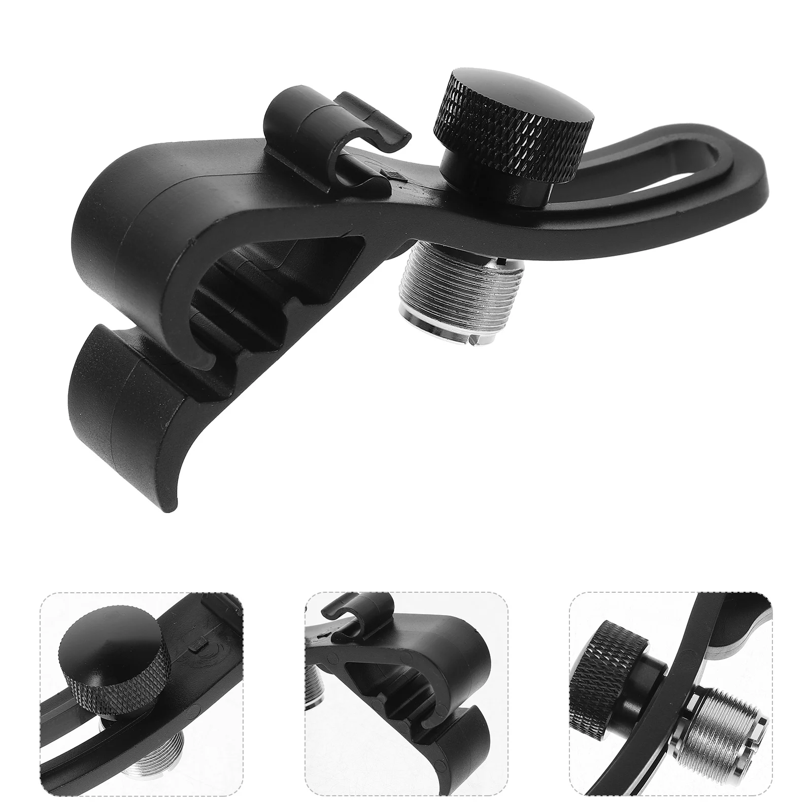 

Stage Plastic Drum Clips Clamp Shockproof Adjustable Microphone Mic Groove Gear Rim Clips Holder Rim Mount Kit