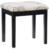 Home Dcor Black Butterfly Stool Vanity Set with Bench 6