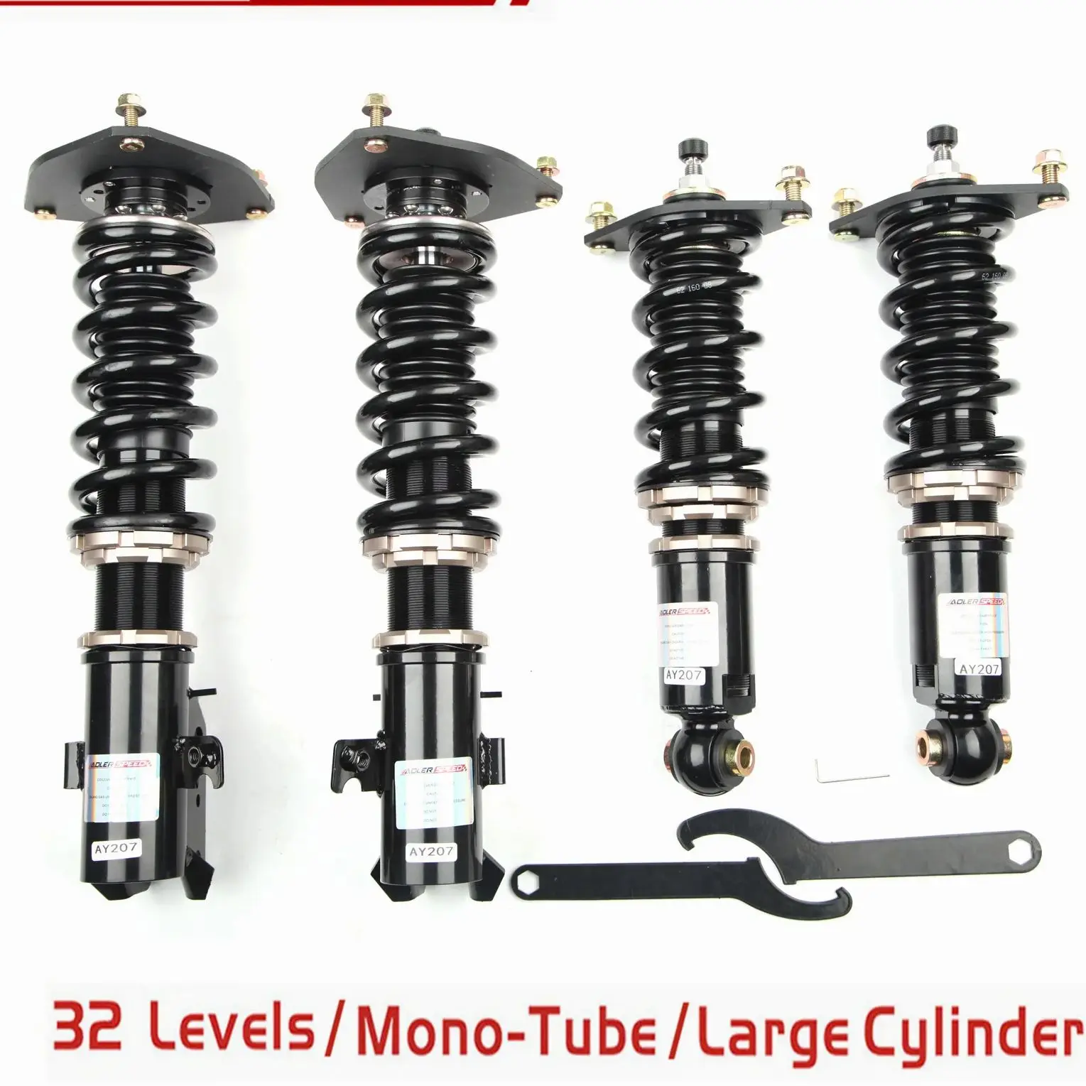 

4PCS Coilovers Kits For 15-18 Subaru WRX STI VA1 VA2 Adj. Height Shocks Struts