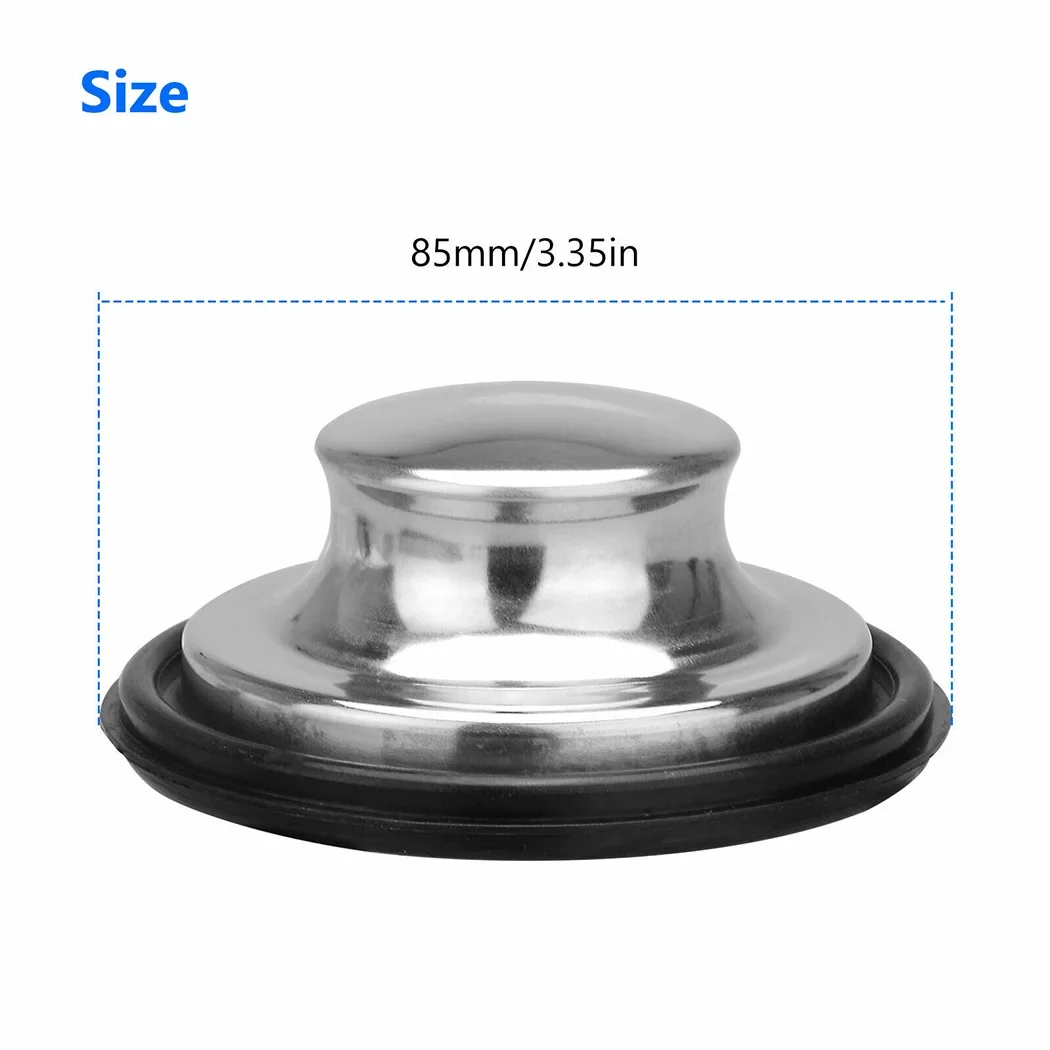 

Новая заглушка для раковины, заглушка для удаления мусора, крышка из нержавеющей стали подходит для стандартного кухонного слива для Insinkerator QC