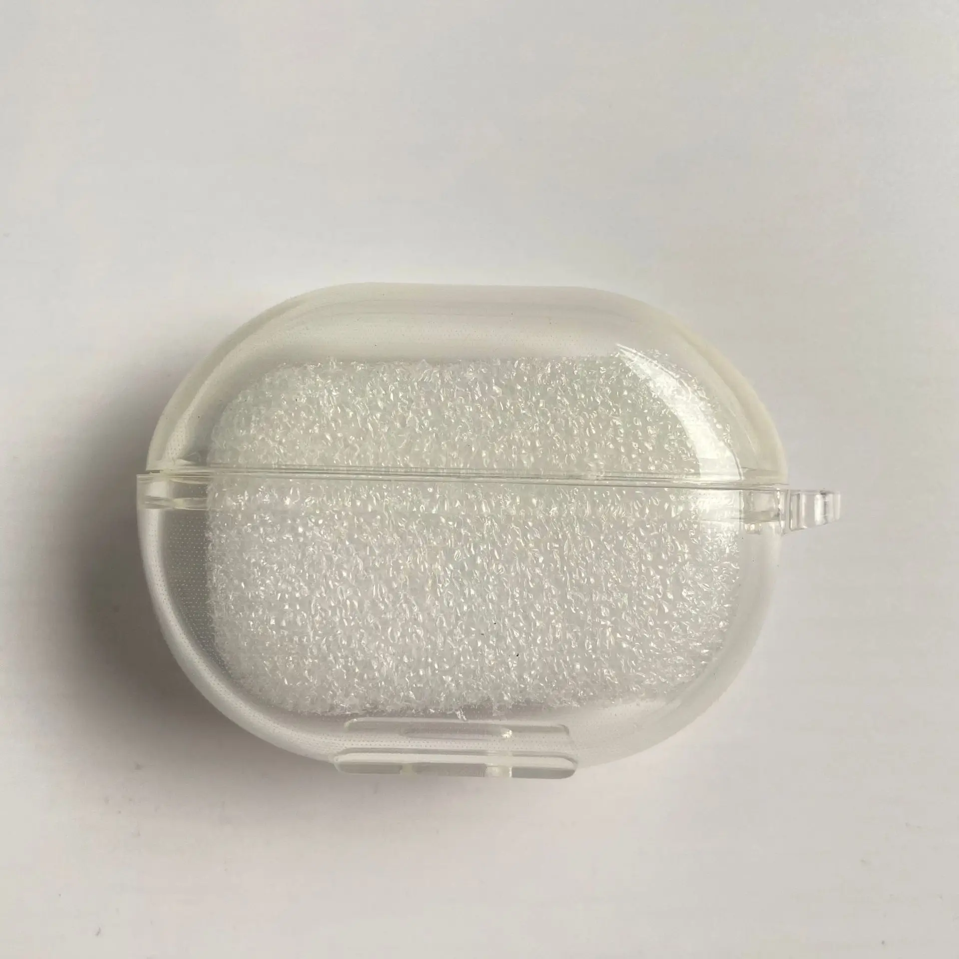 Soft TPU Transparent Earphone Case with Hook