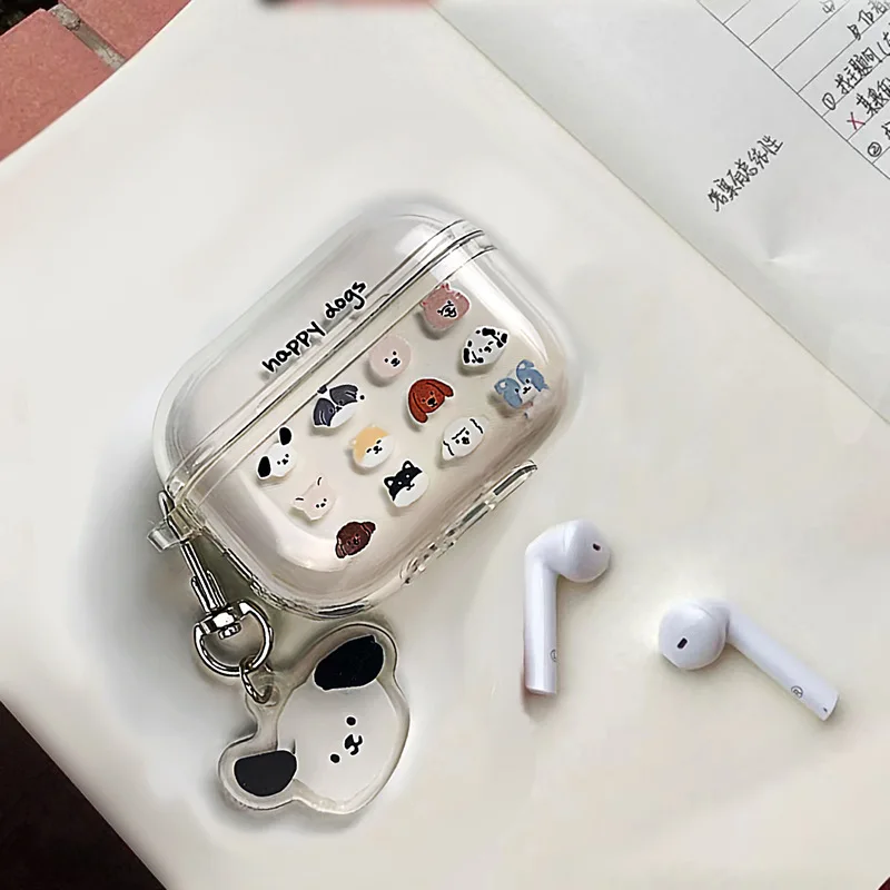 

Case for Airpods 3 Pro 3rd Generation Case Airpods Case Cute Bluetooth Headphones For Iphone Case Airpods Pro2 Case Cleaner Dog