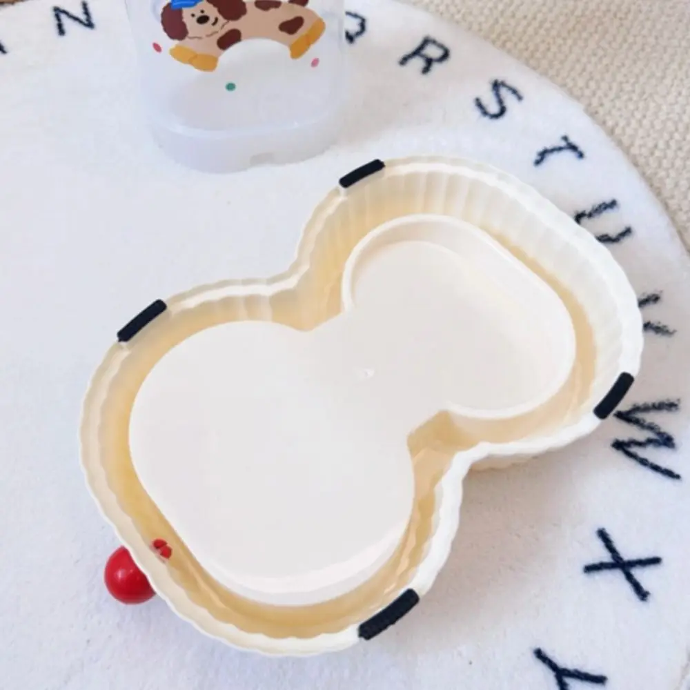 Pet Feeding Organizer Cartoon Dog Food Dispenser Plastic Large Capacity Automatic Dog Feeder Detachable Pet Water Fountain Home