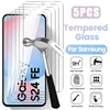 for Samsung Galaxy S24 FE 5G Case 5Pcs Protective Glass Sumsung Sansung S24FE S 24 FE 24FE Tempered Glass Screen Protector Cover 1