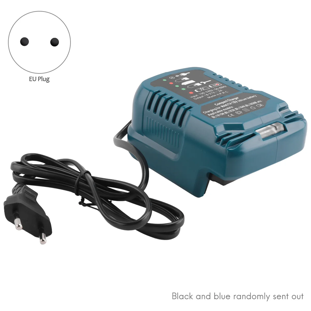 Replace for Makita 18V Mini Charger DC18RC Replace Charger for Makita Lithium Batteries BL1860 BL1450 BL1830 EU Plug 2