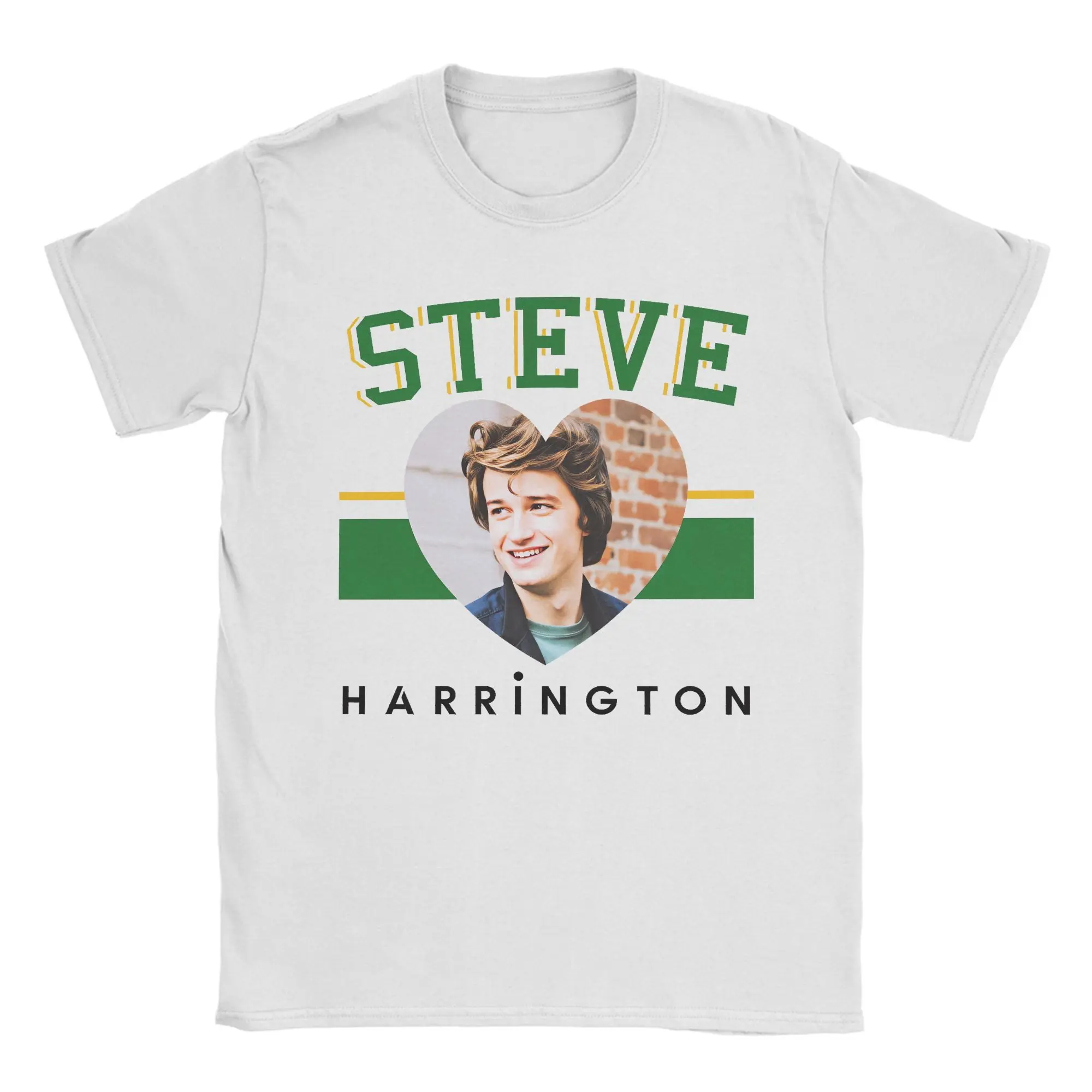 Men's Graphic Short Sleeve Cotton Crewneck T-Shirt - Steve Harrington Fun Christmas Design