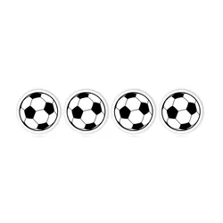 40pcs 3cm Football Stickers DIY Children's Reward Sports Party Sticker Birthday Party Football Party Baby Shower Decorations
