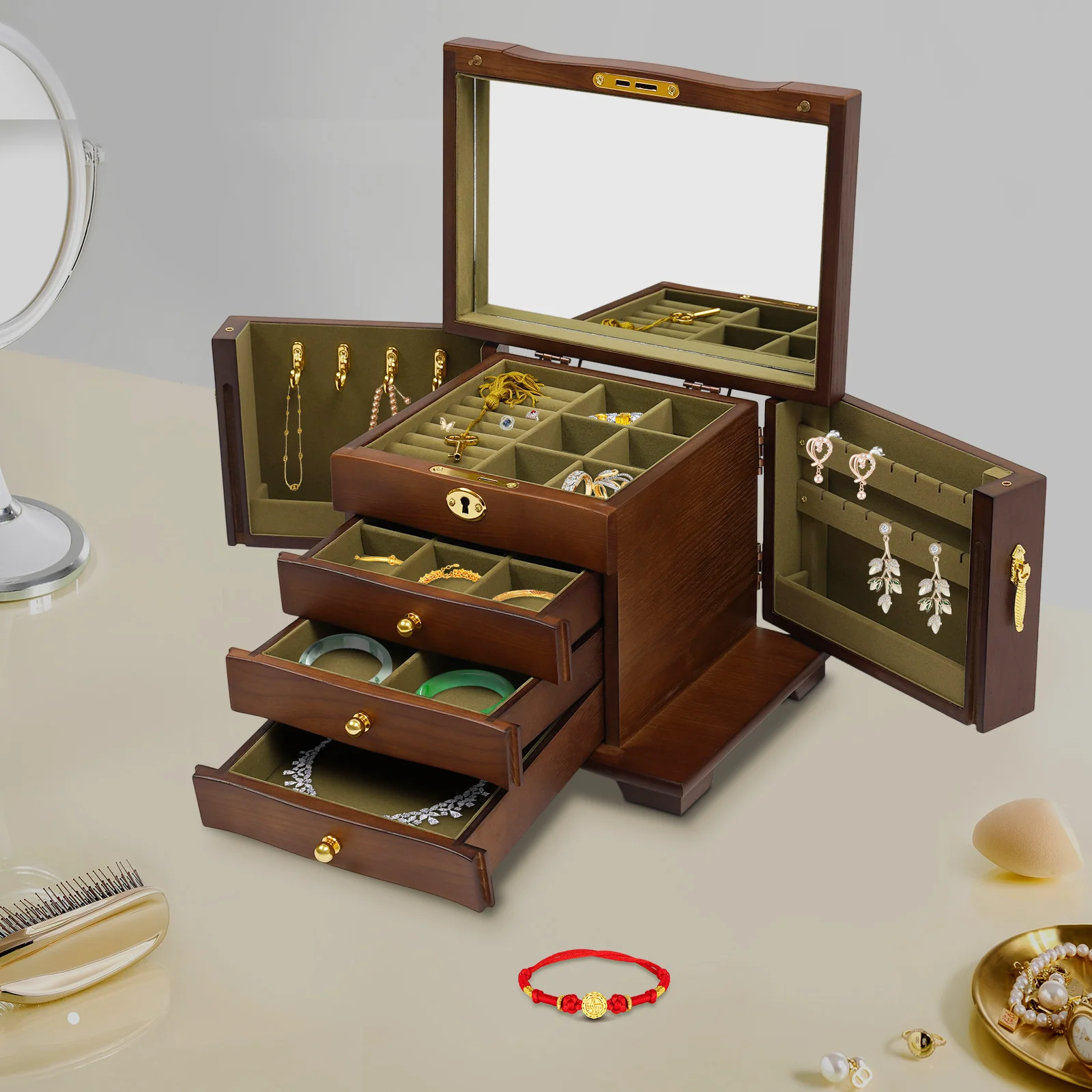 Organisation de la boîte à bijoux